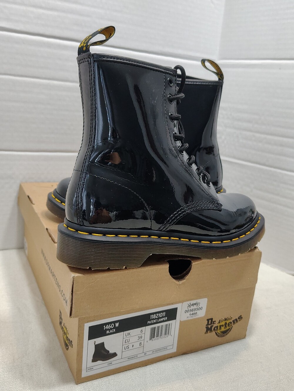 Dr. Martens 1460 Patent Lamper, Women # 8 US